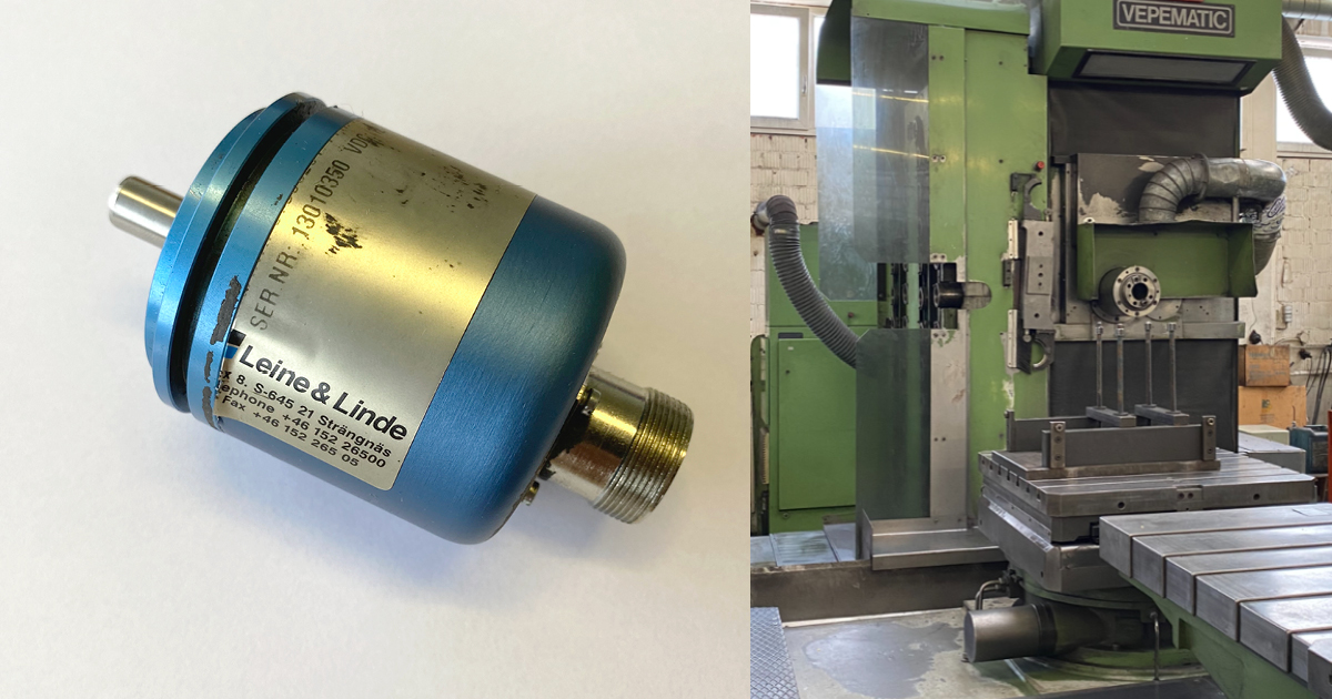 Encoder installed at German industrial saw manufacturer FORTE GmbH to be replaced after 29 years