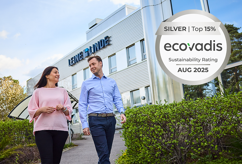 Leine Linde rated Top 15% by EcoVadis