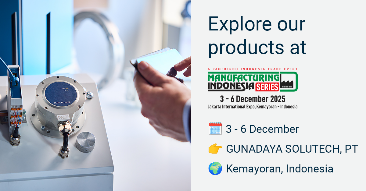 Leine Linde products featured at Manufacturer Indonesia Exhibition – December 3–6